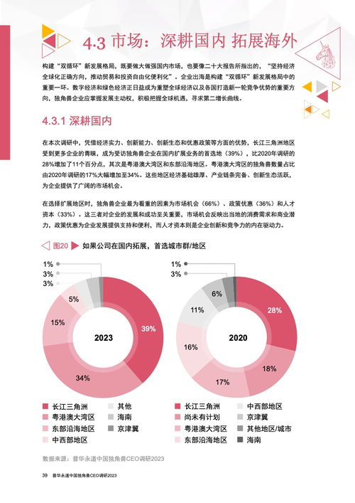 普华永道 中国独角兽ceo调研2023